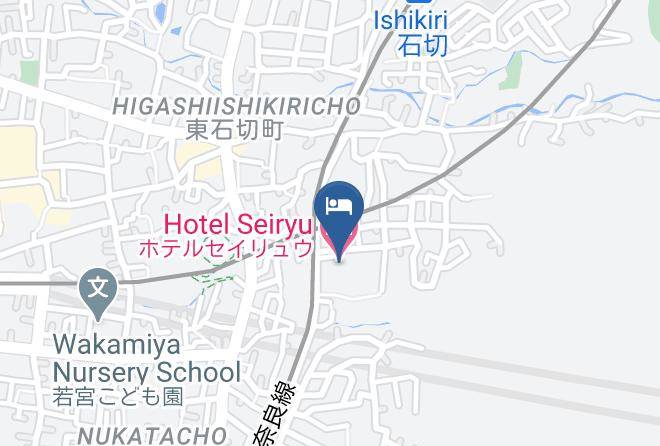 Higashiosaka City - Hotel Seiryu Maps