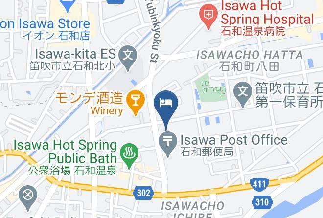 Fuefuki City - Hotel Sekifu Maps