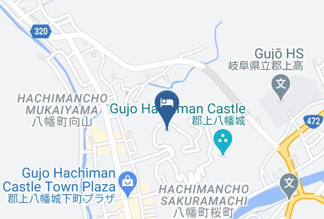 Gujo City - Hotel Sekisuien Maps