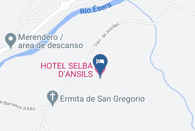 Huesca - Hotel Selba D'ansils Maps