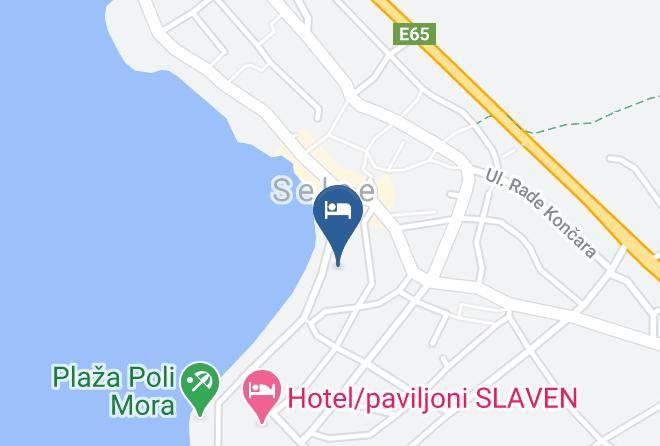 Crikvenica - Hotel Selce Maps