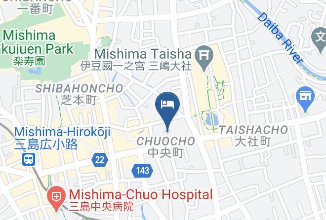 Mishima City - Hotel Select Inn Mishima Maps