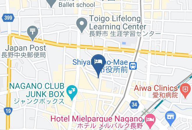 Nagano City - Hotel Select Inn Nagano Maps