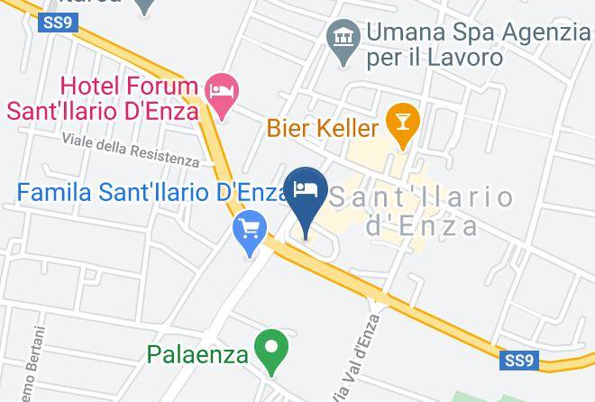 Reggio Emilia - Hotel Select Santilario Denza Maps