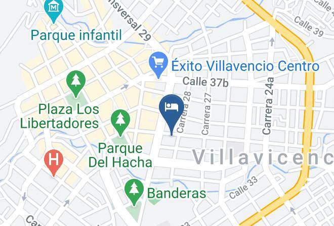 Villavicencio - Hotel Selecta Colonial Maps