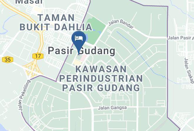 Johor Bahru - Hotel Selesa Pasir Gudang Maps
