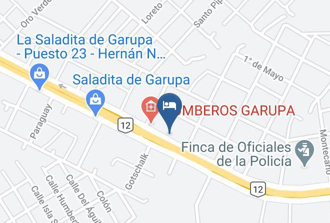 Misiones City - Hotel Selva Garupa Maps
