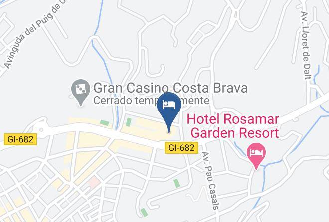 Girona - Hotel Selvamar Maps