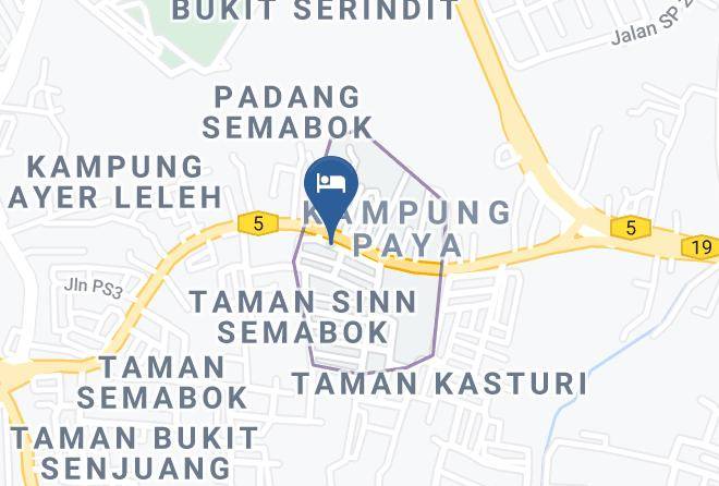 Melaka Tengah - Hotel Semabok Inn Maps