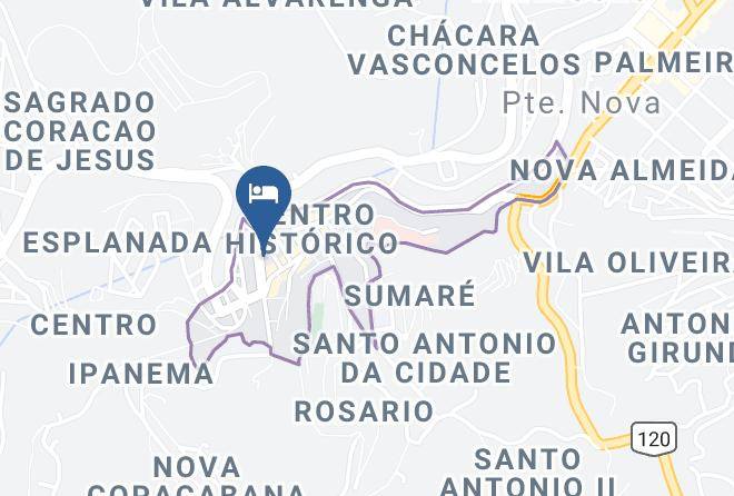 Ponte Nova - Hotel Semiao Maps