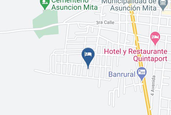 Asuncion Mita - Hotel Semillas De Vida Maps