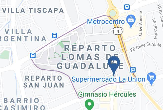 Managua - Gran Hotel Seminole Maps