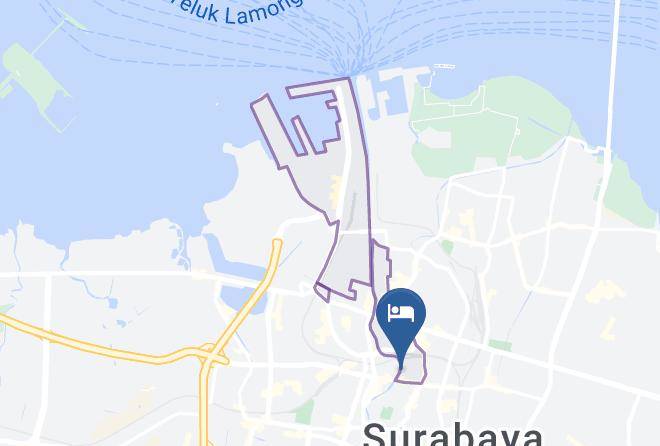 Kota Surabaya - Hotel Semut Kali Maps