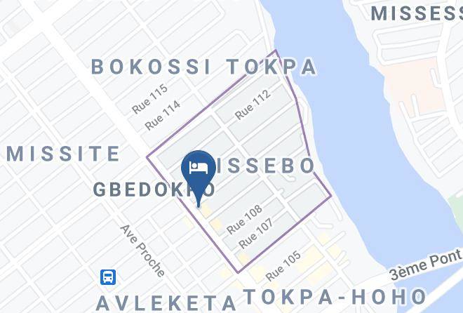 Cotonou - Hotel Senator Maps