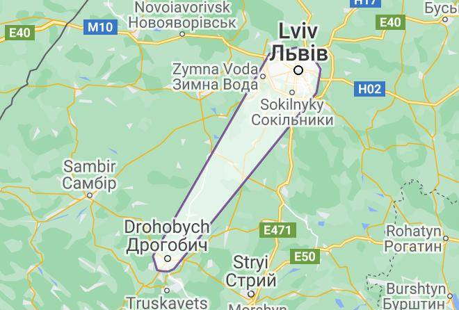 Horodok Raion - Hotel Senator Maps
