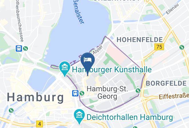 Stadt Hamburg - Hotel Senator Maps