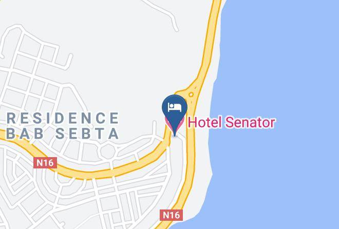 Tangier Tetouan - Hotel Senator Maps