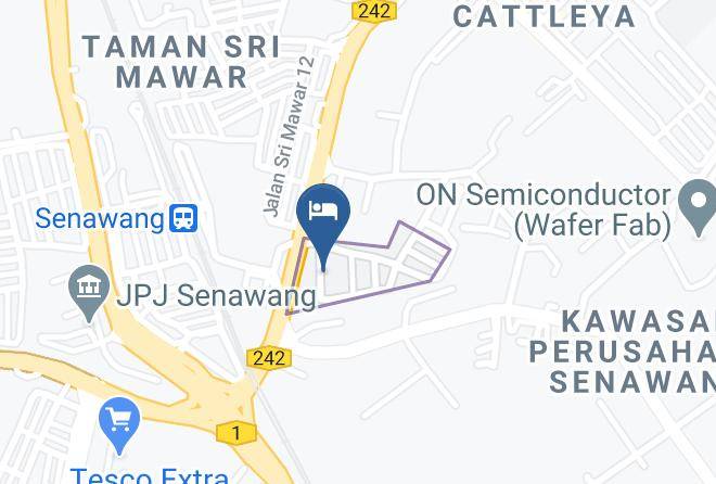Seremban - Hotel Senawang Star Maps