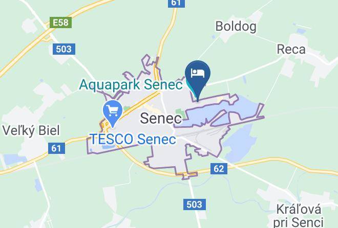Senec - Hotel Senec Maps