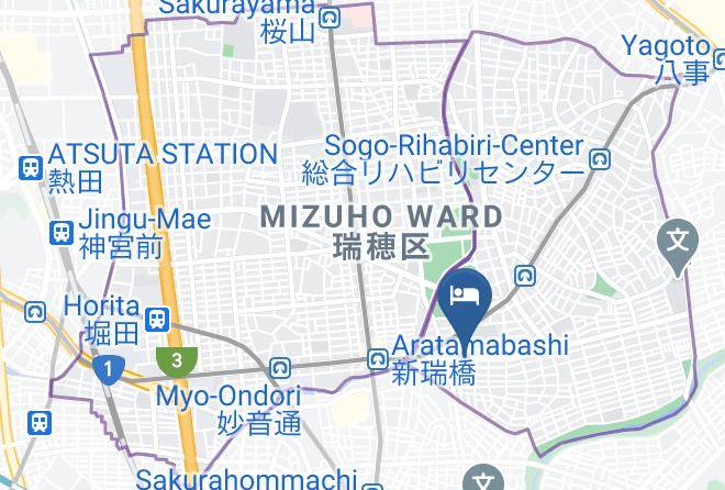 Nagoya City Mizuho Ward - Hotel Senecio Mizuho Maps