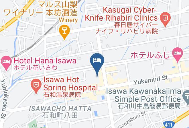 Fuefuki City - Hotel Sengoku Maps