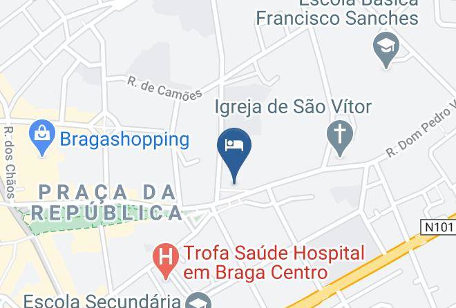 Sao Victor - Hotel Senhora A Branca Maps
