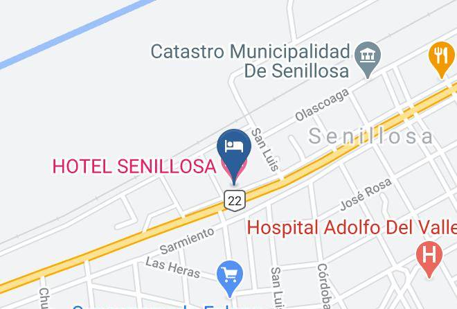 Confluencia - Hotel Senillosa Maps