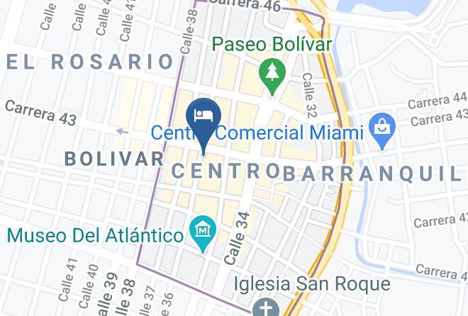 Barranquilla - Hotel Senorial En El Centro De Barranquilla Maps