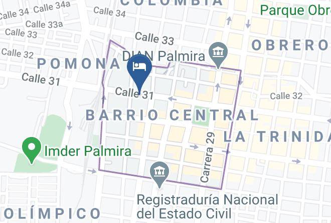 Palmira - Hotel Senorial Palmira Maps