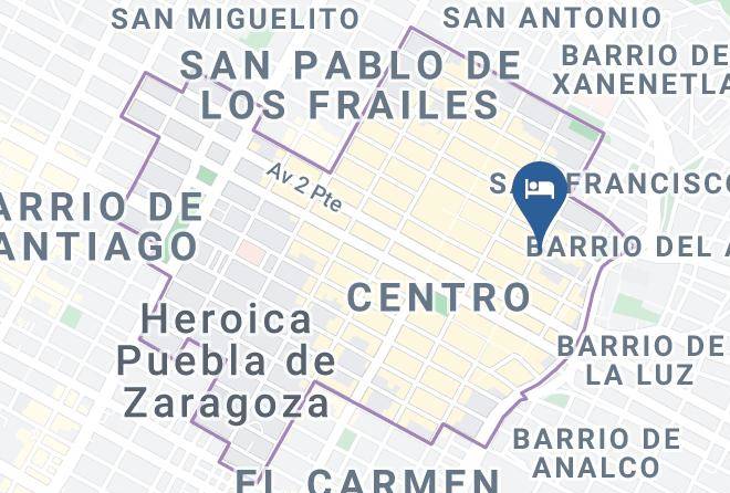 Heroica Puebla De Zaragoza Puebla - Hotel Senorial Puebla Maps