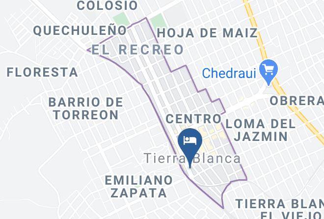 Tierra Blanca - Hotel Senorial Maps