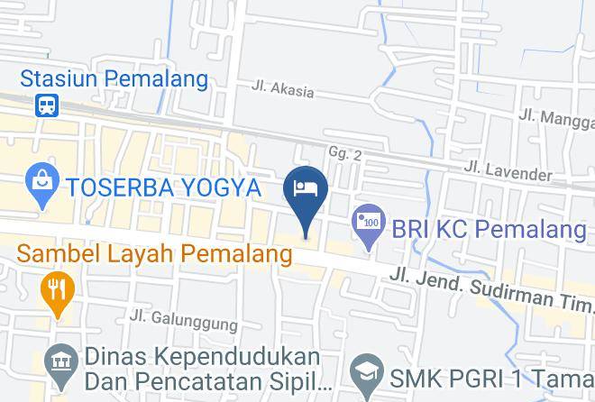 Pemalang Regency - Hotel Sentana Mulia Maps