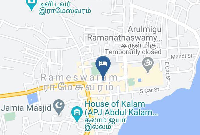 Rameshwaram - Hotel Senthil Andavar Maps