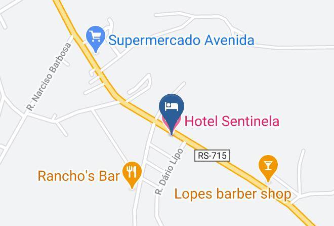 Sentinela Do Sul - Hotel Sentinela Maps