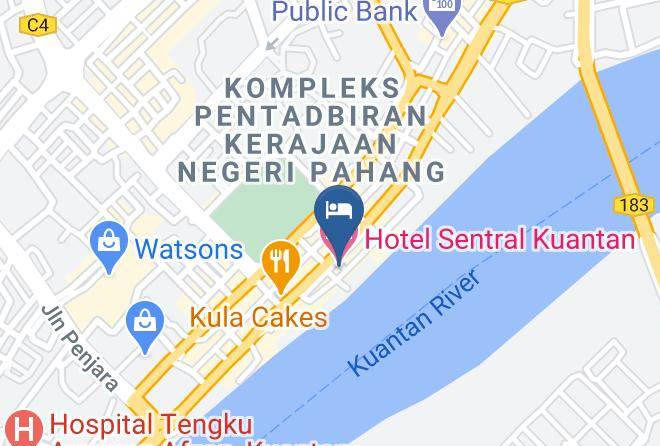 Kuantan District - Hotel Sentral Kuantan Maps