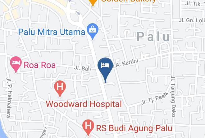 Kota Palu - Hotel Sentral Maps