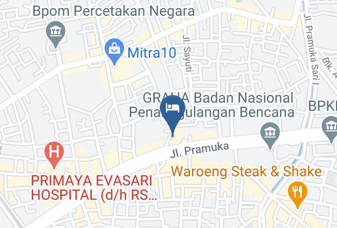 Central Jakarta - Hotel Sentral Maps