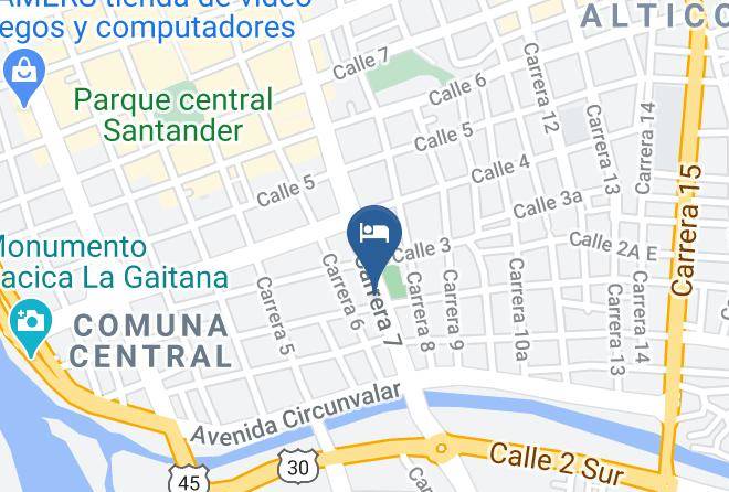 Neiva - Hotel Septima Avenida Maps