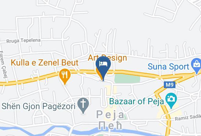 Pec - Hotel Seraphine Plaza Maps