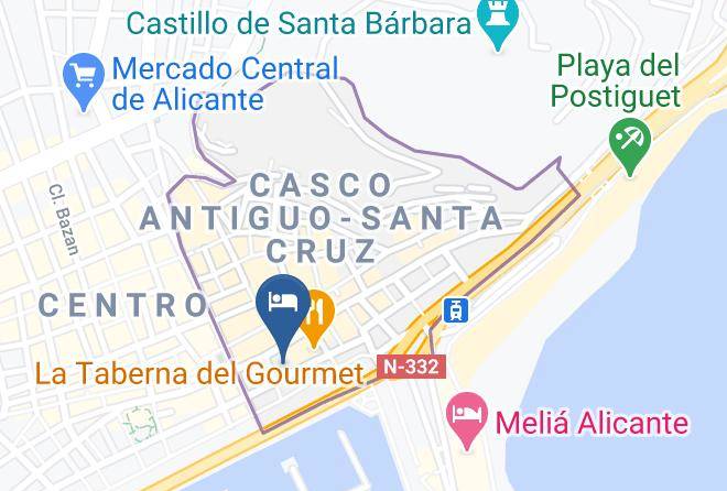 Alicante - Hotel Serawa Alicante Maps
