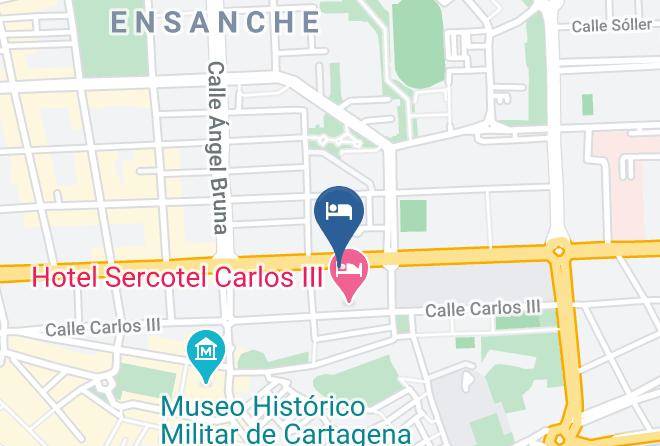 Murcia - Hotel Sercotel Alfonso Xiii Maps