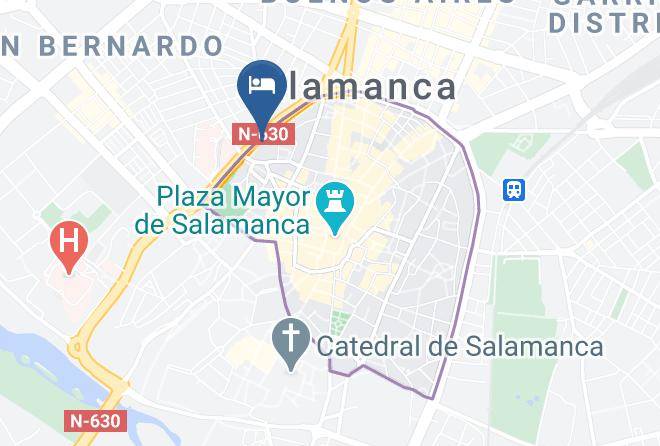 Hotel Sercotel Artheus Carmelitas Map