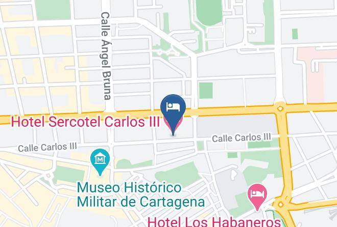 Murcia - Hotel Sercotel Carlos Iii Maps
