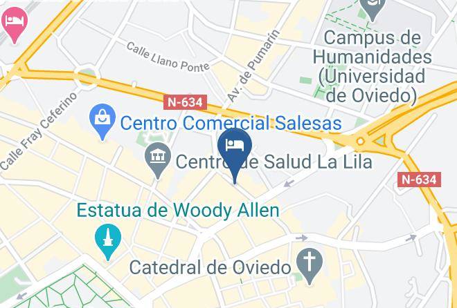 Hotel Sercotel Ciudad De Oviedo Map