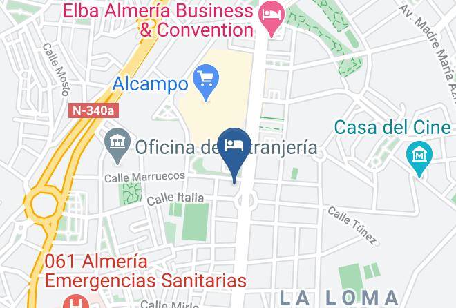 Almeria - Hotel Sercotel Gran Fama Maps