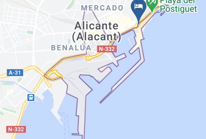 Alicante - Hotel Sercotel Suites Del Mar Maps