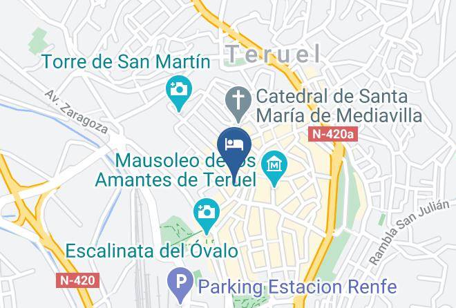 Teruel - Hotel Sercotel Torico Plaza Maps