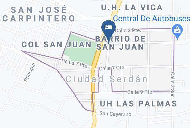 Chalchicomula De Sesma Municipality - Hotel Serdan Maps