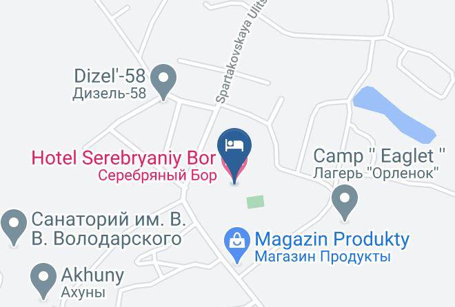 Penza - Hotel Serebryaniy Bor Maps