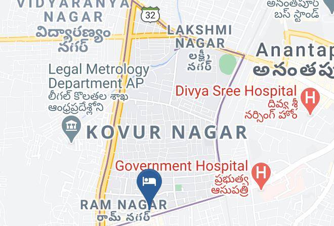 Anantapur - Hotel Serena Maps